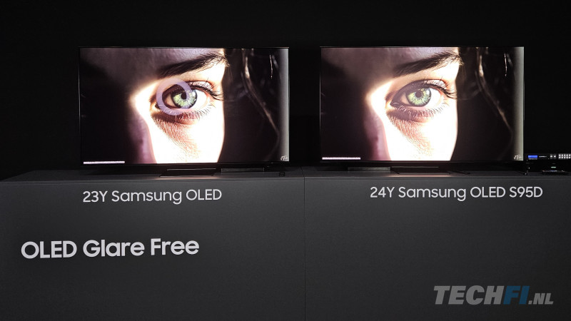 Glare Free op de QD-OLED S95D 2024 Samsung TV