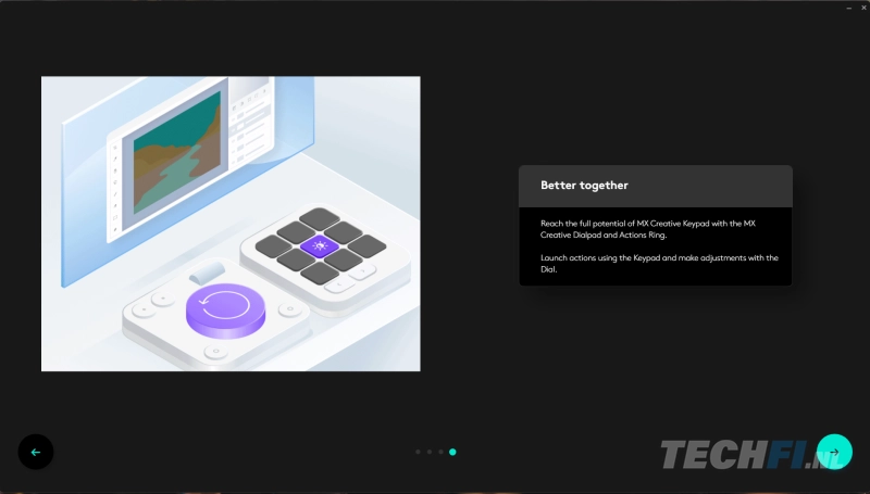 Logi Options+ Actions Ring