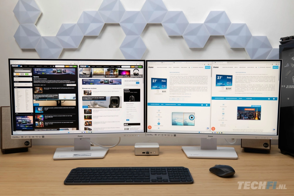 Iiyama ProLite XUB2797QSN en XUB2797QSU: veel werkruimte