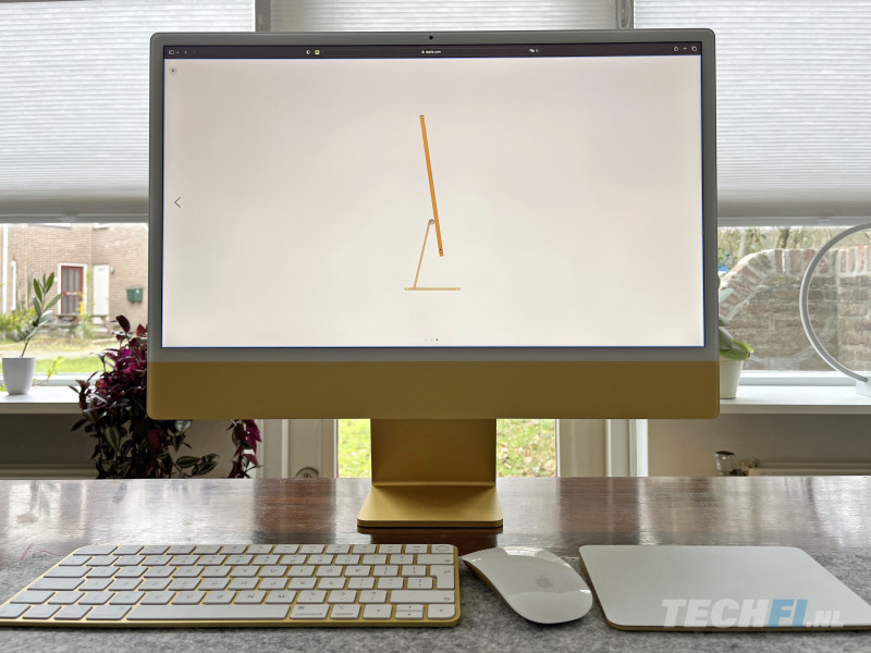 Het design van de Apple iMac (2021) is onovertroffen: het is een ontzettend dunne, elegante desktop PC.