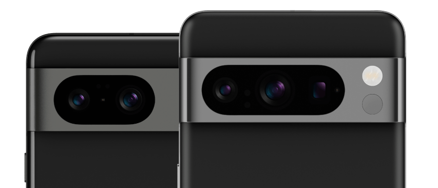 Pixel 8 en Pixel 8 Pro camera's