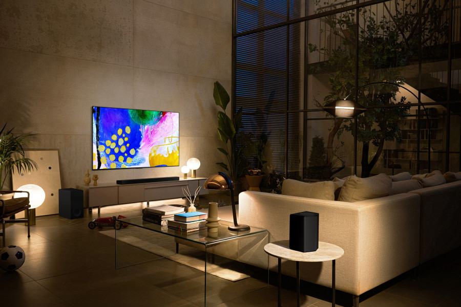 LG 2022 TV's: de LG G2 OLED moet met een 'Brightness Booster Max' voorziening 30% helderder zijn dan standaard OLED-televisies.