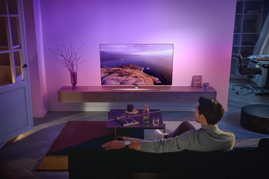 De Philips OLED807 is de enige tot dusver aangekondigde van de Philips 2022 TV's.
