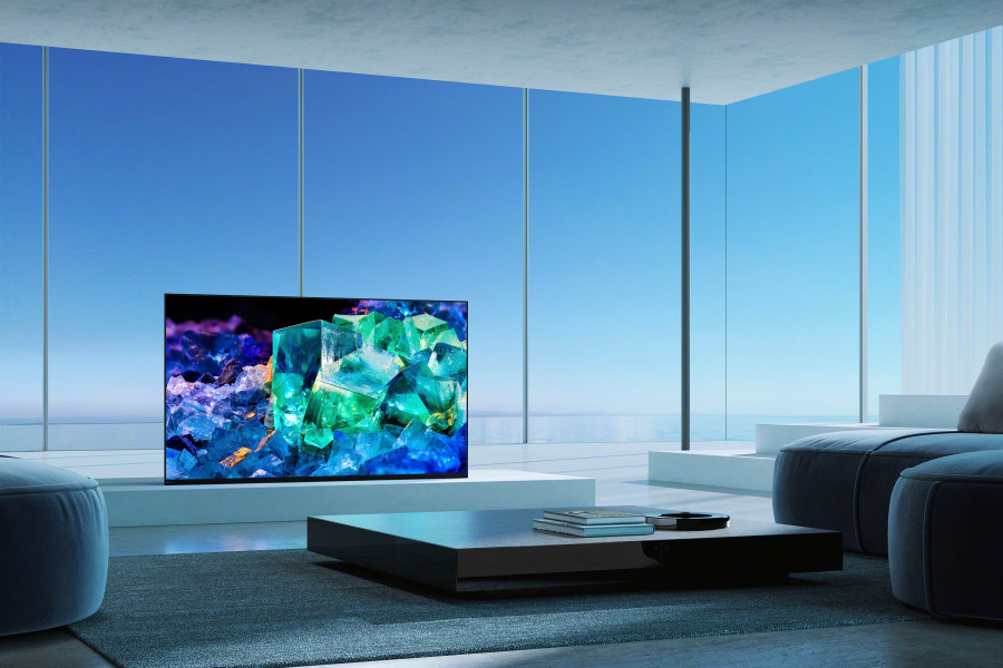 Sony 2022 TV's: de Sony A95K is het eerste model van het merk met een QD-OLED beeldscherm.