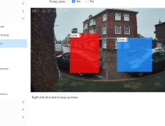 Foscam VMS - privacy gebieden definiëren