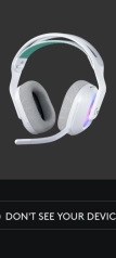 Logitech G smartphone app - detectie van de headset gaat vlekkeloos en vereist geen Bluetooth pairing