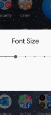 Google Pixel 9 (Material Design 3) - lettergrootte