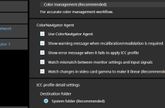 EIZO ColorNavigator software