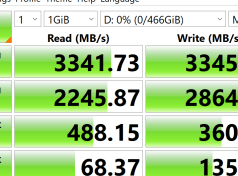 Samsung SSD 980 Pro prestaties - de schrijfprestaties liggen bijna net zo hoog als voor lezen. In een computer met PCI-e 4.0 bus zouden ze nog veel hoger uitkomen.