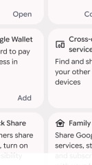 Google Pixel 10 Pro (Material 3 Expressive) - Instellingen, Google Services