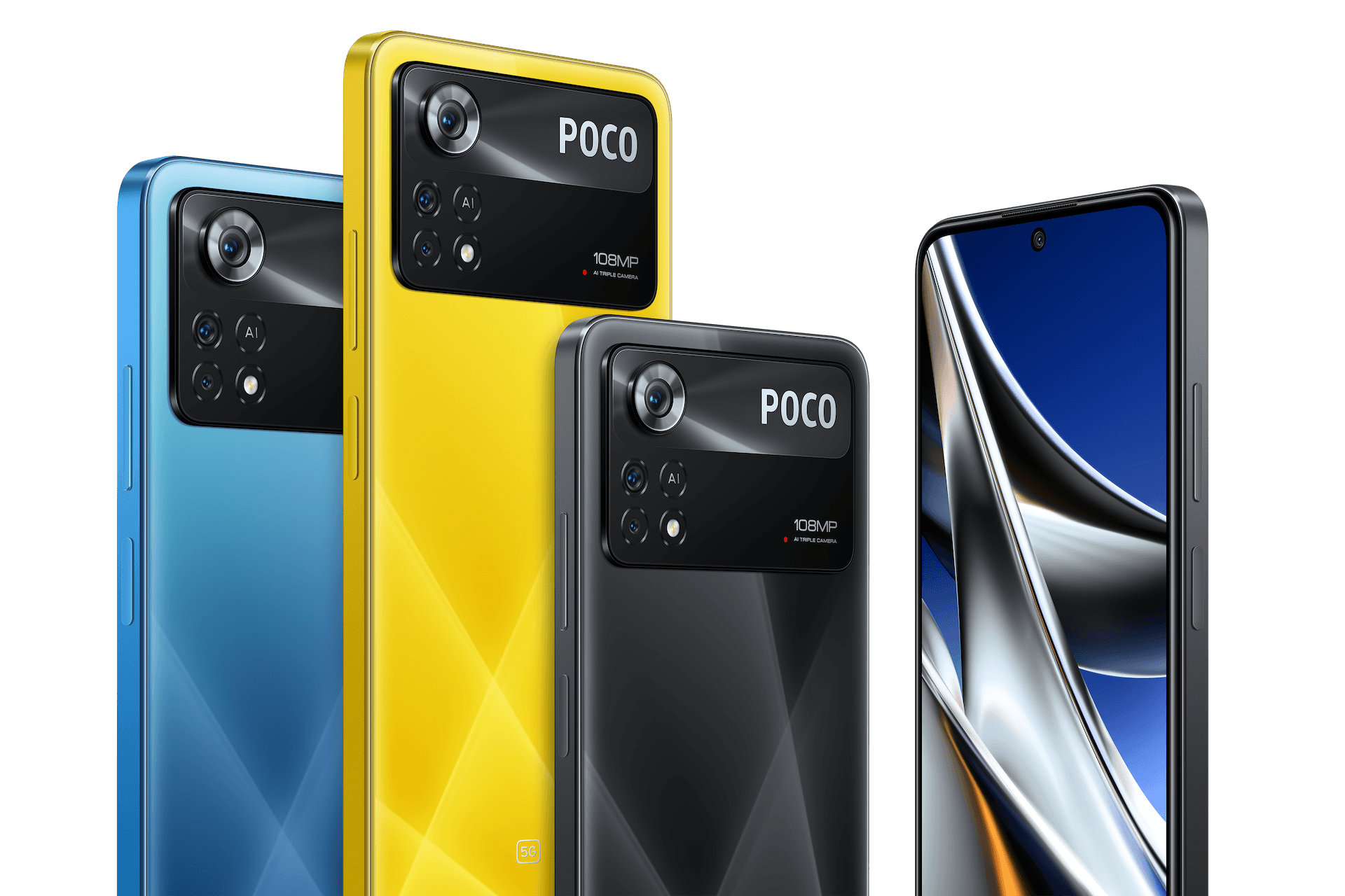 poco x4 pro 5g laser blue 128 gb 5000 mah