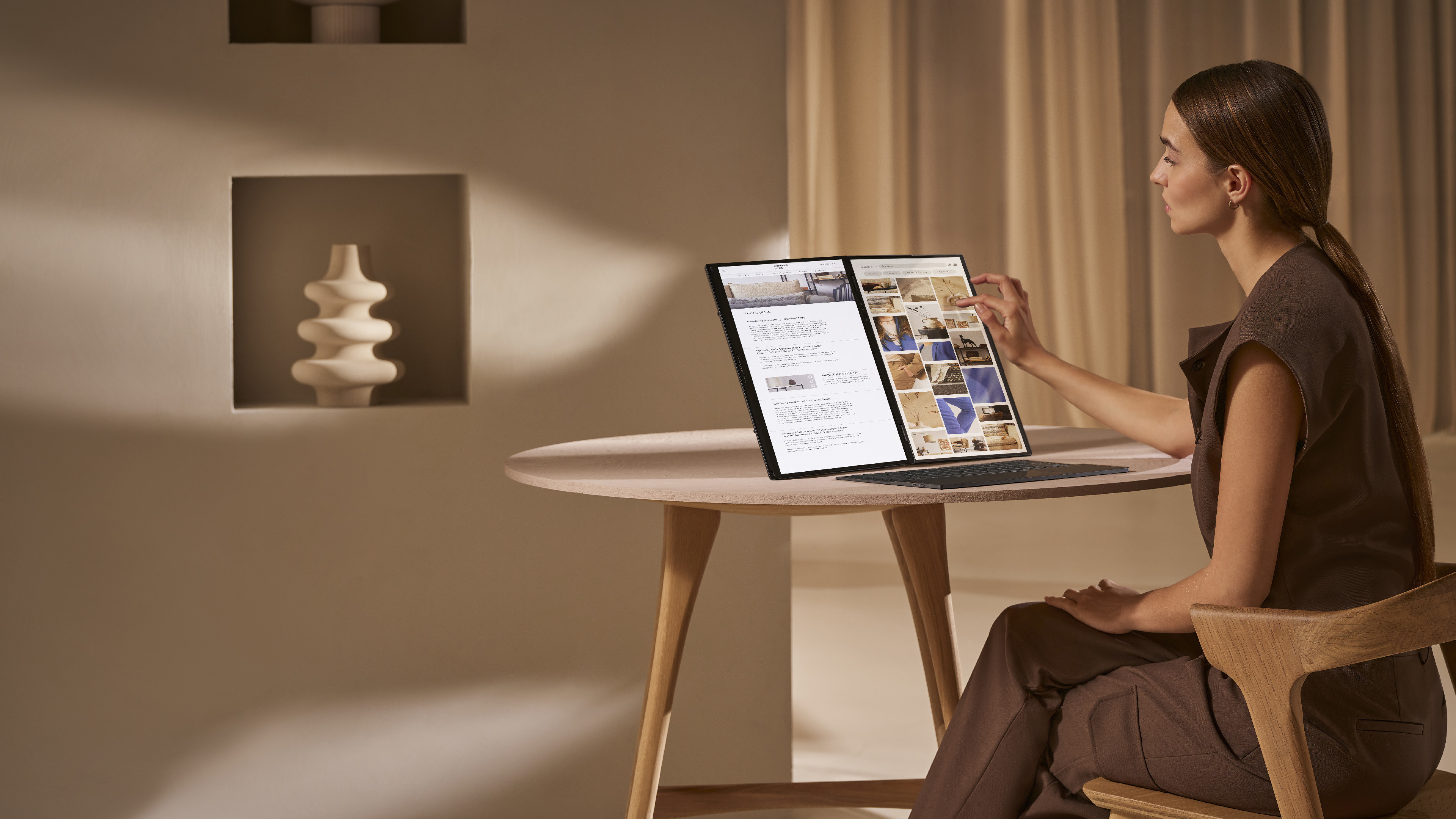 Perfectioneert de Zenbook Duo 2024 twee schermen in n laptop