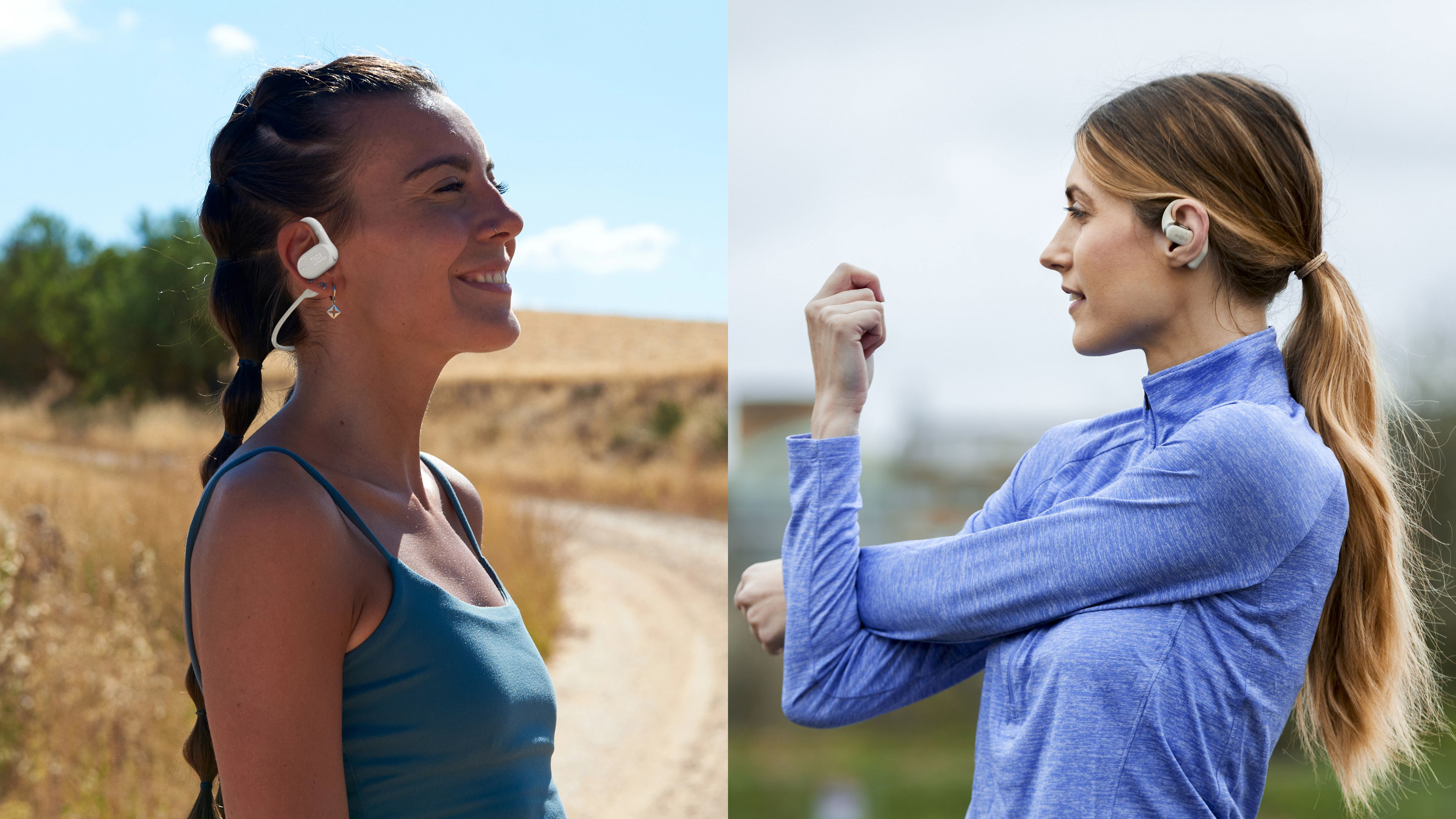 JBL Soundgear Sense vs Shokz OpenFit review draadloos vóór je oren TechFi