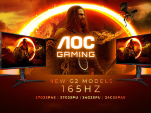 Agon by AOC G2 gaming monitoren voorzien van snellere panelen voor 165Hz-weergave