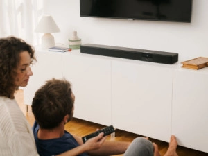 De nieuwe Teufel soundbar onderscheidt zich met een groot aantal speakers
