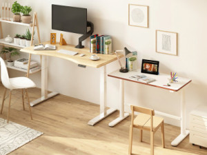 Verbeter je (thuis)werkplek deze Kerst met een Flexispot zit-sta bureau! (sponsored)