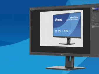 Deze iiyama monitor combineert leesbare werkruimte met een groot formaat