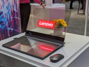 Een transparant scherm op je laptop: Lenovo laat zien dat het kan