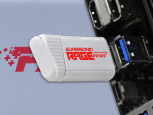 Patriot Supersonic Rage Prime usb-stick belooft snelheden tot 600 MB/s