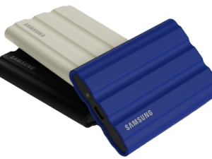 Samsung Portable SSD T7 Shield is een externe SSD die een val tot 3 meter kan overleven