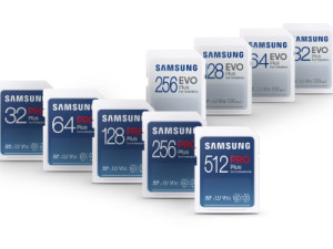 Nieuwe Samsung PRO Plus en EVO Plus microSD en SD-kaartjes schrijven tot 120 megabyte per seconde