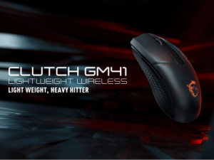 Voordelig en licht van gewicht: de nieuwe MSI Clutch GM41 Wireless gaming muis