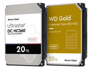 Western Digital maakt eerste OptiNAND schijven van 20 terabyte beschikbaar - privé cloud in zicht?