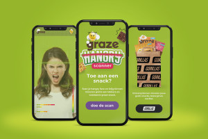 Als je hangry bent volgens deze app van graze, kan je een gratis snack bezorgd krijgen door Gorillas