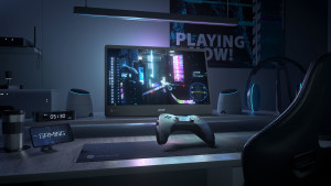 Acer zet verder in op 3D zonder brilletje met gaming laptop en twee externe beeldschermen