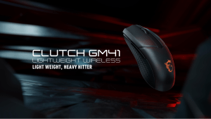 Voordelig en licht van gewicht: de nieuwe MSI Clutch GM41 Wireless gaming muis