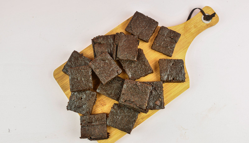 NO WASTE: pompoenbrownie