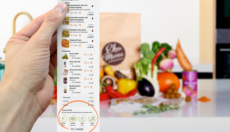 Wereldprimeur: Maaltijdbox Ekomenu lanceert kassabon met ware impact van voedingskeuzes